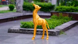 How to make a Baby Giraffe Papercraft Tutorial &ndash; SVG & PDF Template for Cricut, Silhouette