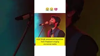 Arijit Singh quite playback singing l #youtubeshorts