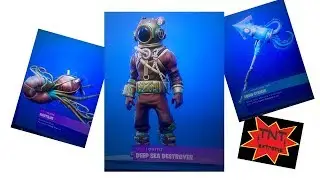 Fortnite game play with the Deep Sea Destroyer skin and Nautilus glider played by TNTextreme