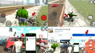 Hulk super power Cheat Code🤑New Update Secret Cheat Codes in Indian Bike Driving 3D AFTER NEW UPDATE