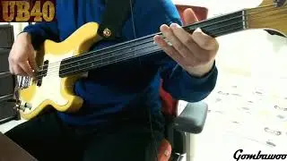 105 UB40 -  Can't help falling in love(Bass Cover)