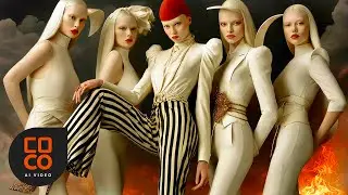 [4K] Surreal Vogue Beat! IV (Surreal AI Dance) | Official AI Music & Art Film