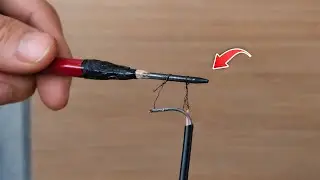 Вы будете удивлены этим изобретением! Самодельный паяльник из карандаша.