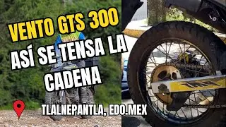 RAPIDO Y FÁCIL: TENSADO DE CADENA | GTS300 DE VENTO | Tips mecánicos sencillos