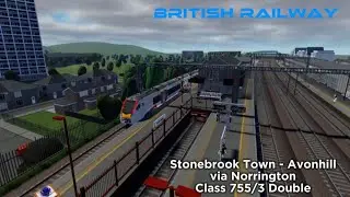 Stonebrook Town - Avonhill | FULL ROUTE on the Class 755/3 | British Railway | ROBLOX