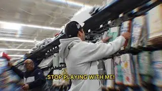 Pushing Peoples Cart Prank!