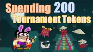 Growtopia | SPENDING 200 TOURNAMENT TOKENS (MINI PENG?!)