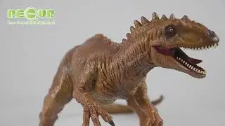RECUR BRAND Lifelike Customized Roto-PVC Allosaurus Dinosaur Animal Model RC16033D异特龙