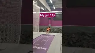 Superpark Vantaa - trampolines are the best - trampoline tricks - Front flip to soft cubes