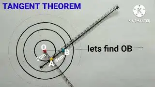 Tangent Theorem -working model sub- Maths-II(geometry. std-10 th ACVM Maths Lab.(ACVM)