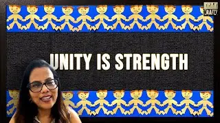 Unity is Strength | Border Design | Bulletin Board | Student's Activity | Easy & Quick | DIY | 5-Min