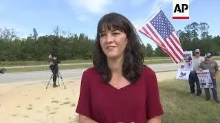 Rocket plant employees protest vaccination mandate