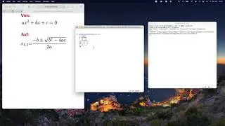 Python Mitternachtsformel (ABC-Formel)