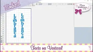 Textos na Vertical no Embird