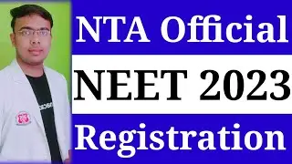 NEET 2023 Registration Date||Latest Update||NTA News||NEET 2023 Official