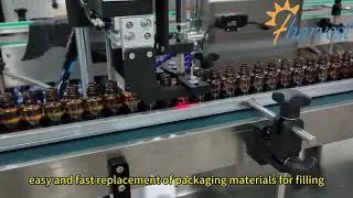 Automatic Single Head Magnetic Pump Filler: Precise Liquid Medicine Dosing Machine Demo #filler