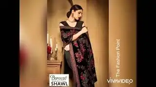 Beautiful winter shawl for ladies# stylish designs shawls#Life with zainab