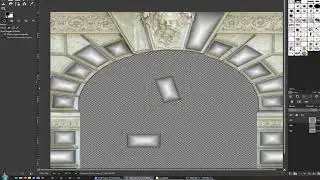 Rotate and transform of a Copy and pasted selection in Gimp