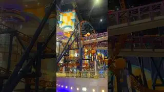 INSANE Roller Coaster inside Shopping Mall! #coaster #themepark101