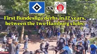 HSV vs. St. Pauli 2025 | Fans March, Chants & Atmosphere in Hamburg Derby