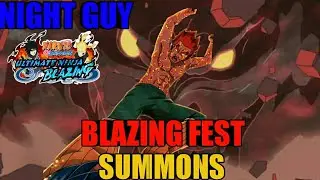 CAN WE GET THIS MAN?!(NIGHT GUY BLAZING FEST)-Naruto Shippuden Ultimate Ninja Blazing
