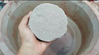 Pure sand 😍 disk shape crumble in water 💦