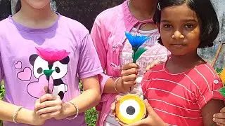 Colourful creative session in Summer camp 2024 😻💗🌸💕🥰#art #drawingtutorial #drawingforkids #craft
