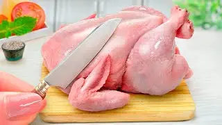 Taste Secrets Of Fruits - Unique Miniature Chicken Stewed in Watermelon Recipes by Mini Yummy 🐔