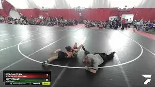 92 Lbs Cons. Round 1 - Teagan Turk, X-Factor Elite Wrestling Vs Lily Donar, Wisconsin 5596