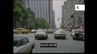 1970s Manhattan, Driving POVs, New York, HD