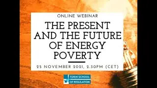 25/11/2021 - Webinar: The present and the future of energy poverty
