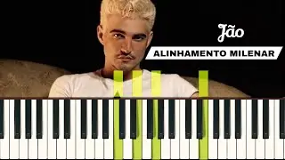 Jão - Alinhamento Milenar Piano Tutorial Fácil