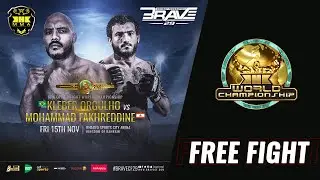 BRAVE CF 29 -Mohammad Fakhreddine vs. Kleber Silva- FULL Fight