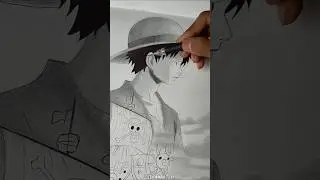 kid luffy drawing✨🔥 #shorts #luffy #jishanarts