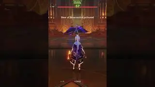 1 HP Ayaka vs LVL 90 Childe【Genshin Impact】 - #shorts