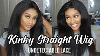AFFORDABLE KINKY STRAIGHT HUMAN HAIR WIG FT MYSHINYWIGS  Andrea Scarlett