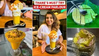 Ice Cream & Dessert Special Thane - Mango Freak Shake, Falooda, Kulfi and More | Thane Food Vlog