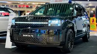 New 2026 Hyundai Santa Fe - 7Seaters Ultimate Luxury SUV Black | Exterior and Interior