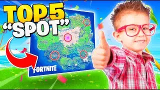 Top 5 *BEST* Landing Spots For ARENA + TOURNAMENTS In Season 5!!! (uncontested)