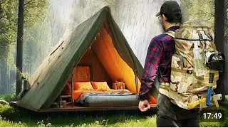  Jungle camping 😱😱#solo Leopard Visit My Camp !!! जान बचाकर भागा😫आदमखोर बाघ ले ली जा😩#campaign#video
