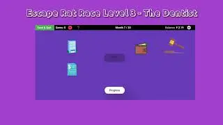 Escape Rat Race Level 3 The Dentist | Rat Race 2 - Real Life Monopoly | Gameplay