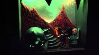 Outer Spacemen Shadowbox Diorama by HiKiKoMoRi Studio