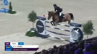 Gangster Montdesir (KANNAN) et Richard Vogel remportent le Grand Prix 160 au CSI5* de Lyon