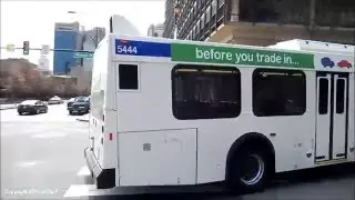 SEPTA 2001 New Flyer D40LF #5444 on Route 38 3-12-2016
