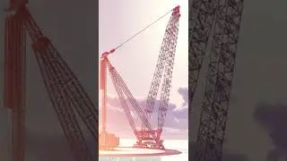 Mammoet SK6000: крупнейший в мире наземный кран #mammoet #crane