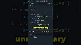 Stop Writing Messy if Statements! Use elif Like a Pro 🧠🐍