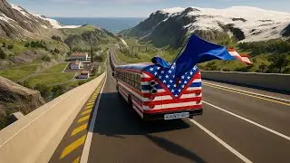 Epic High Speed Bus Jumps Merathon  #086  &ndash; BeamNG Drive | beamng drive crashes #BeamNGDrive