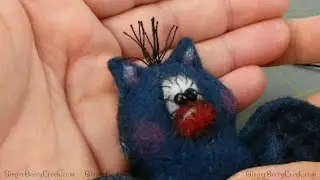 Gingerberry Creek - Adding Thread Hair to Primitive Doll Patterns