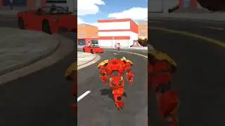 Flying Police Robot Game #androidgameplay