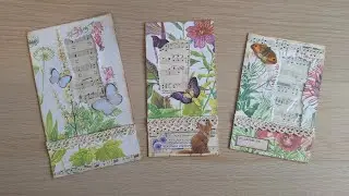 Junk Mail Envelope Pockets w/ Tucks ~ Secret Garden Junk Journals ~ Junk Journal Pocket Ideas